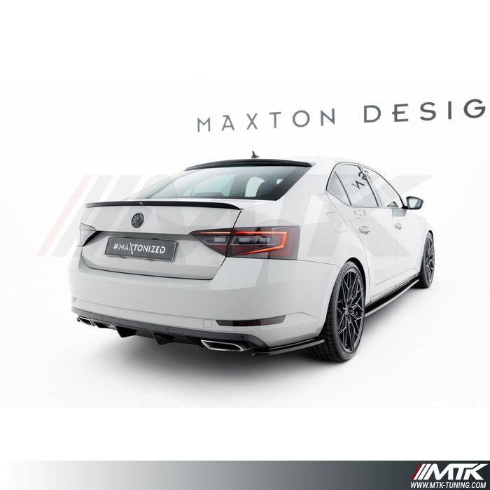 Lames latérales arrière Maxton V2 Skoda Superb Mk3 Berline et break 2015-2019